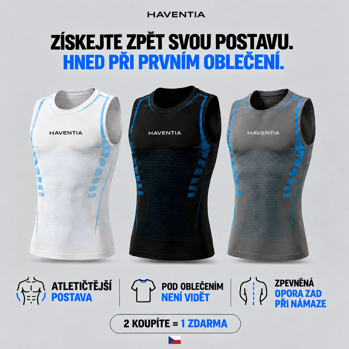 Kompresní stahovací tílko Haventia®